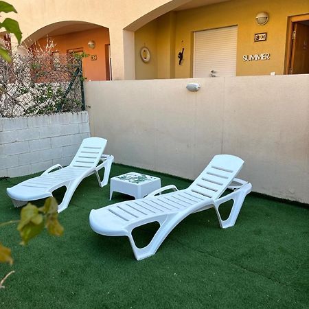 Апартаменты Bajo Con Jardin A Pie De Playa Y Piscina Comunitaria Con Jacuzzi Playas de Vera Экстерьер фото